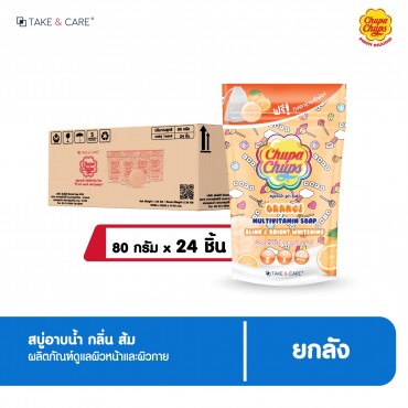 เทคแอนด์แคร์  สบู่อาบน้ำ ออเรนจ์ 80ก